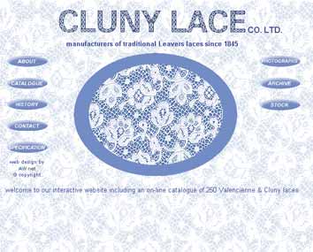 Cluny Lace Home Page